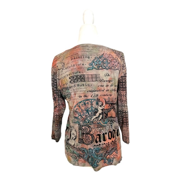 Glima baroque long sleeve tee. Large - Picture 3 of 12